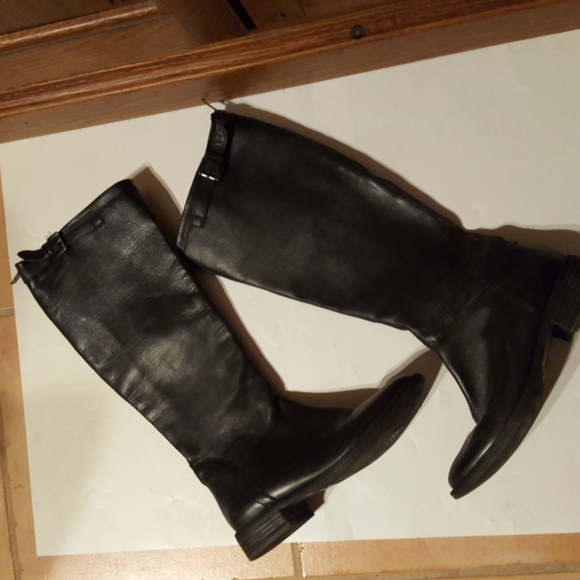 Steve Madden Alara Black Tall Riding Boots Sz 8 - Picture 3 of 9
